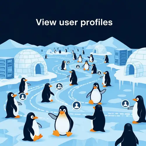 Playful Penguin User Profiles for Community Collaboration | Website