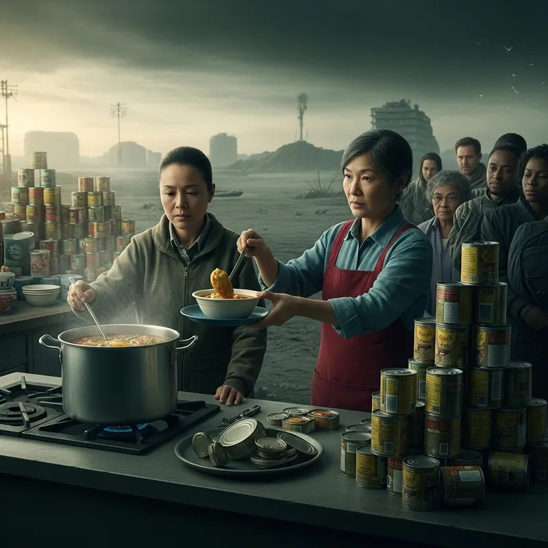 Dystopian Character Inspires Hope in Soup Kitchen