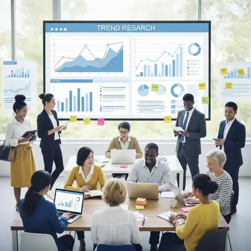Diverse Group Conducting Trend Research - Insights & Analytics