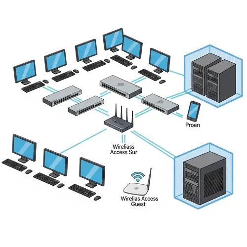 Modern Office Network Structure Design
