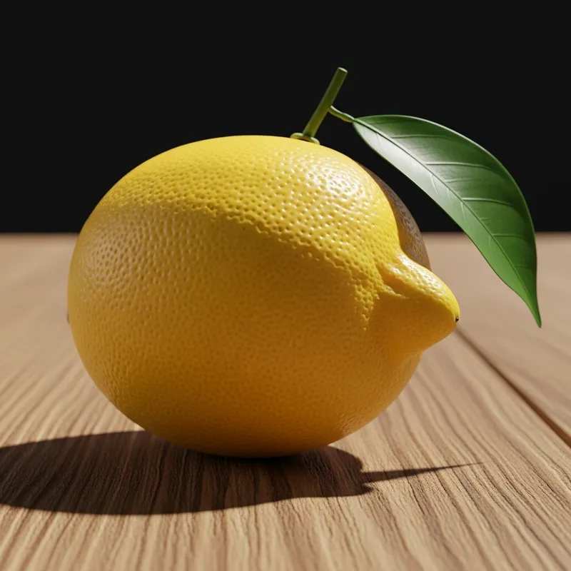 Vivid Lemon: Fresh Citrus Fruit