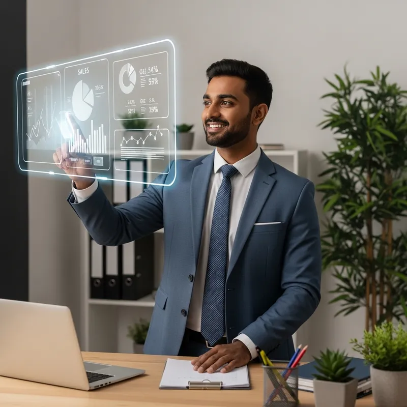 Ambitious South Asian Sales Executive with Futuristic Sales Vision Ambitious South Asian Sales Executive with Futuristic Sales Vision