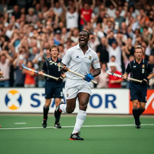 Legendary Field Hockey Player: Triumphs in Action