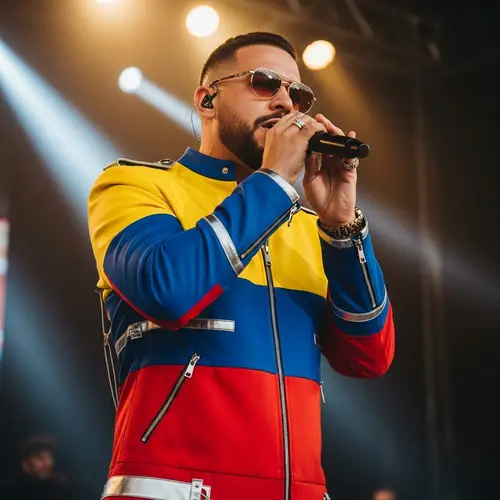 Male Puerto Rican Singer with Unique Fashion Sense