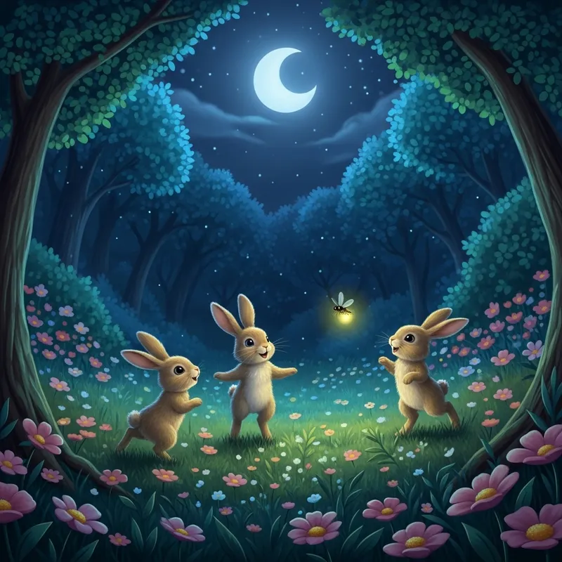 3 Little Bunnies in a Magic Forest 3 Little Bunnies in a Magic Forest