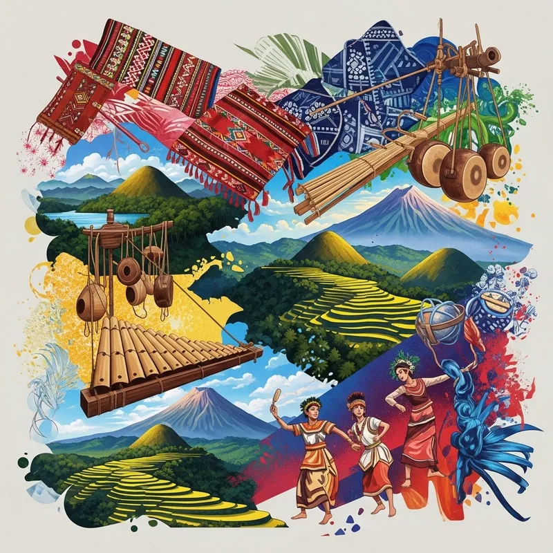 Fusion of Philippine Traditions in Digital Art Mural