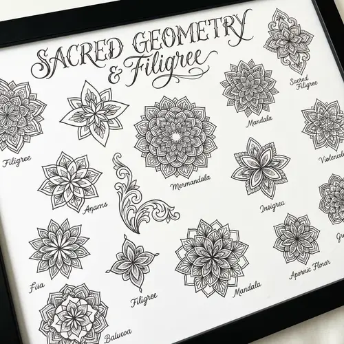 Custom Ornamental Tattoo Designs in Fine Linework