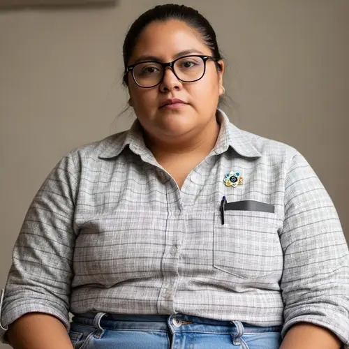 Overweight Hispanic Woman in Bolivian Style | Nerd Clothing