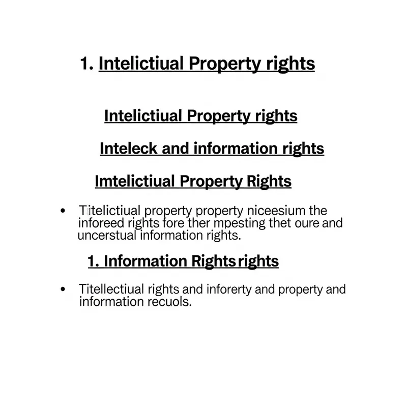 Information Rights & Intellectual Property Brief Report