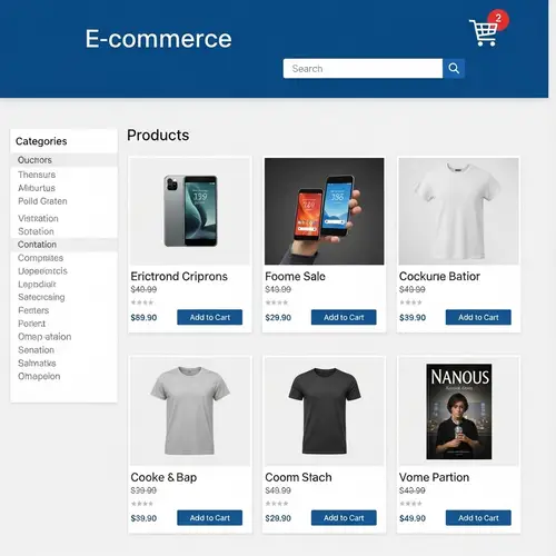 E-commerce Website for Easy Online Shopping