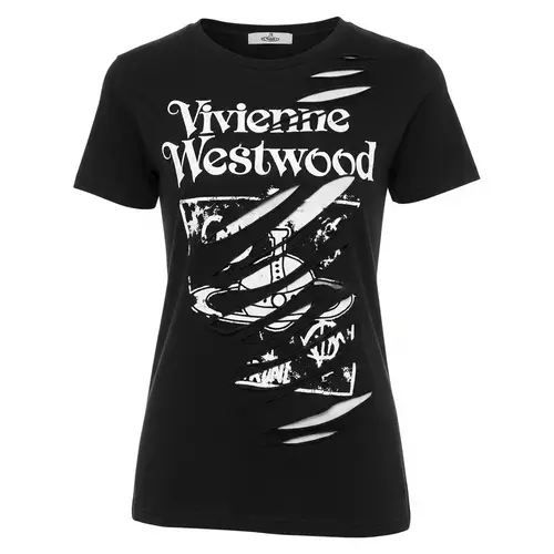 Punk-Emo Fusion Slashed T-Shirt by Vivienne Westwood