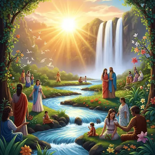 River of Life: Embodying Summer Spirit and Hope