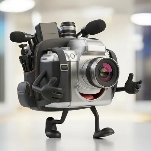 Happy Cartoon Digital Video Camera with Accessories