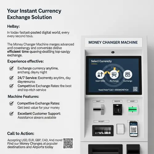 Efficient Money Changer Machine: 24/7 Currency Exchange Solution