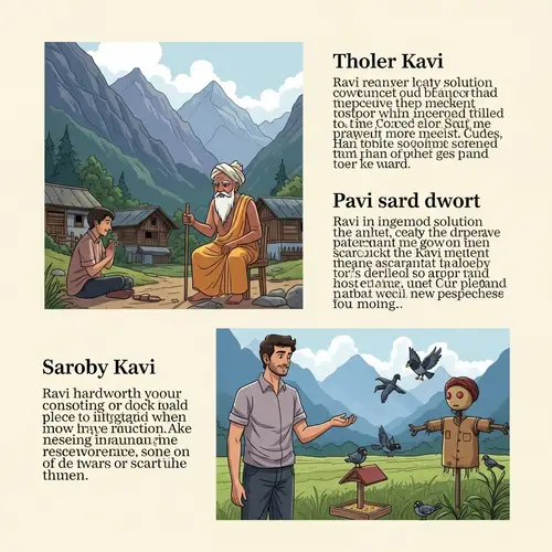 Tale of Ravi: A Harmonious Farmer-Birds Bond | Rustic Village Story