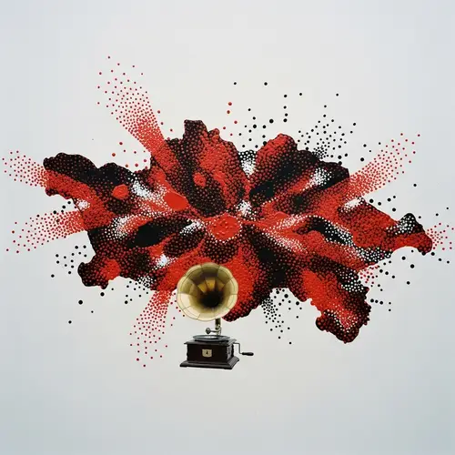 Abstract Art of Caucasian Folk Energy in Eurasia