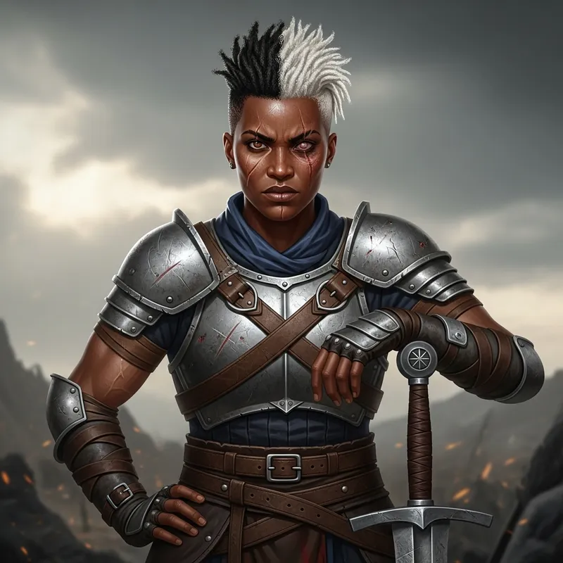 Resolute African Heritage Warrior | Unique Appearance