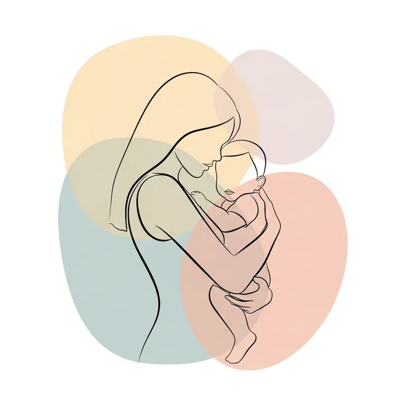 Motherhood Minimalist Artwork Motherhood Minimalist Artwork