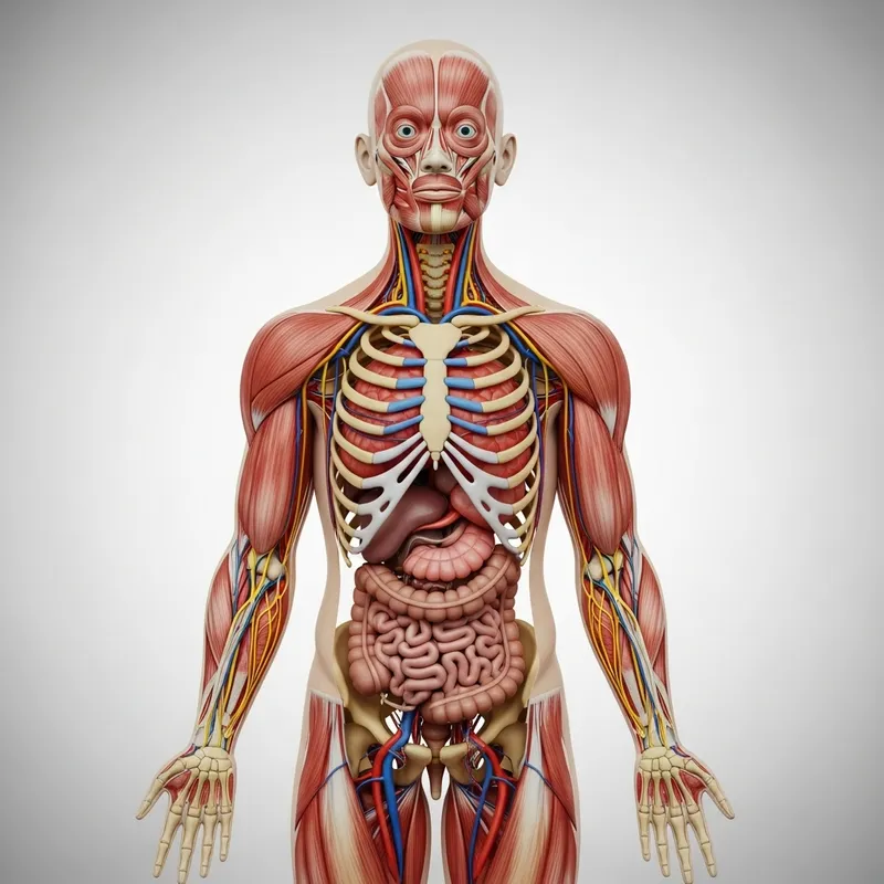 Detailed Human Body Anatomy Image for YouTube