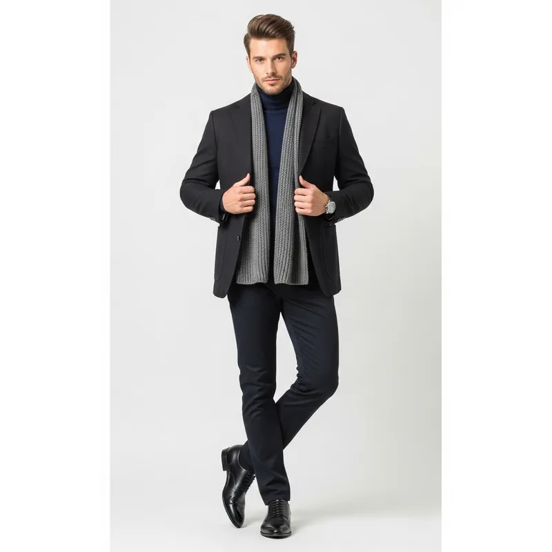 Sleek 44-Year-Old Male with Modern Style