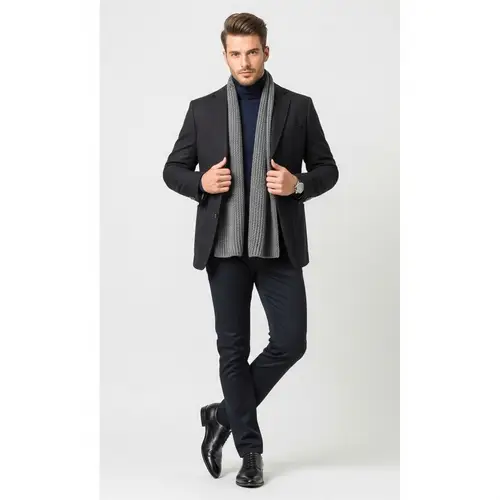 Stylish 44-Year-Old Man with Modern Fashion Sense