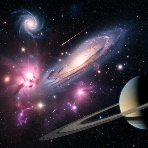 Mesmerizing Space Panorama | Celestial Galaxies and Nebulae