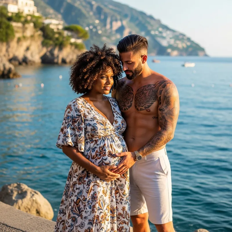 Captivating Love Story on Amalfi Coast | Italian Elegance & Family Bliss