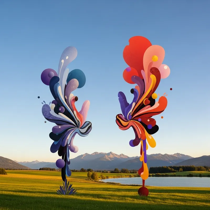 Tranquil Nature Meets Abstract Art | Unique Vista Imagery