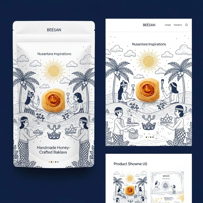 Nusantara Dot Drawing Baklava: Diverse Culture Inspired Edition