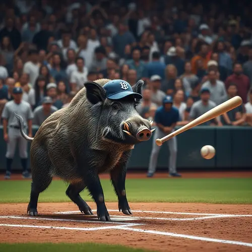 Wild Boar Baseball Game: A Unique Nighttime Fun