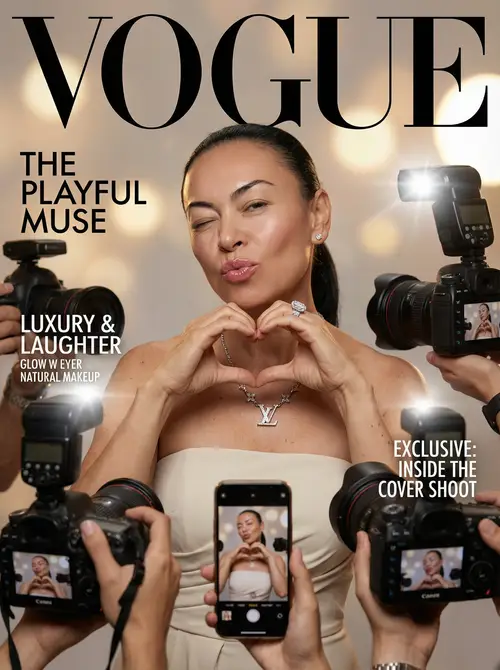 Elegant Vogue-Style Fashion Portrait Photography