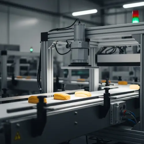 Efficiency and Innovation in Machine Vision Solutions | Food Conveyor System