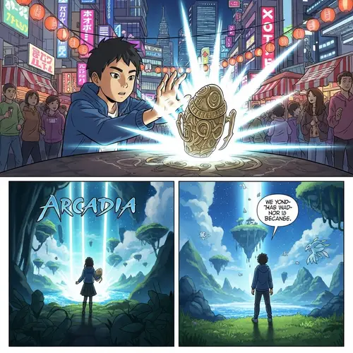 Discover Arcadia: Akira Kato's Journey through Neo-Tokyo