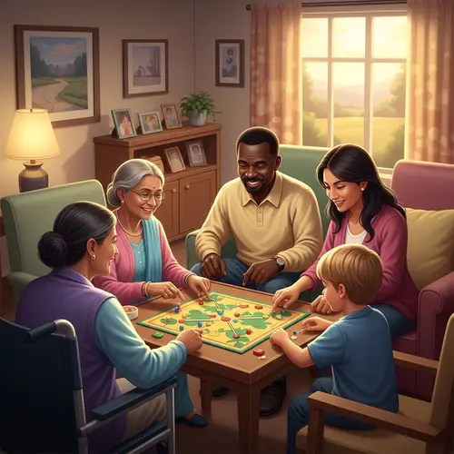 4-Generation Multi-Ethnic Family in Nursing Home