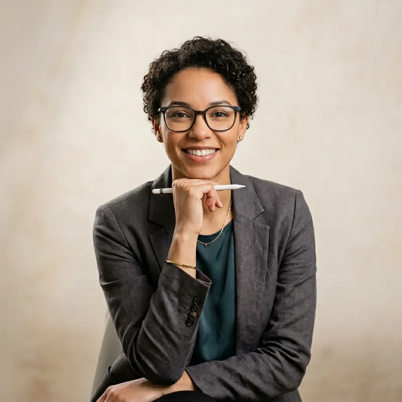 Minimalist UX Designer Portrait - High-End Profile Photo