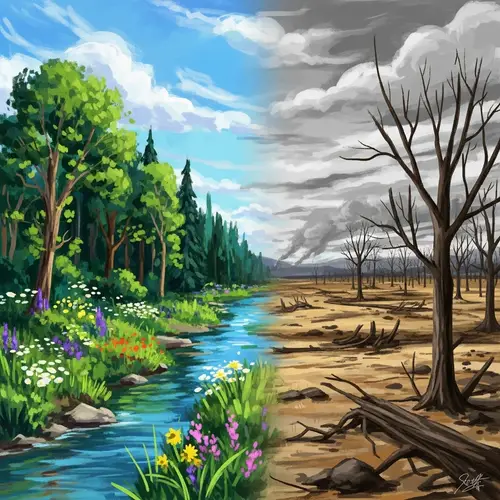 Impressionist Art: Environmental Challenges and Human-Nature Interactions