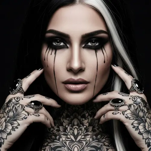 Stunning Middle Eastern Woman - Coldly Beautiful Portrait