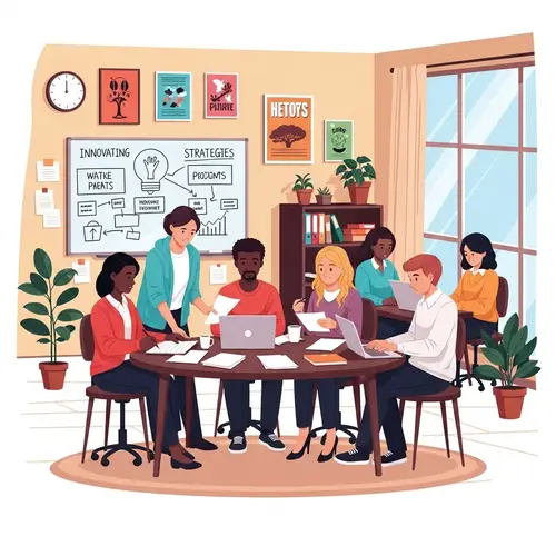 Inspirational NGO Office with Diverse Activists and Innovative Ideas