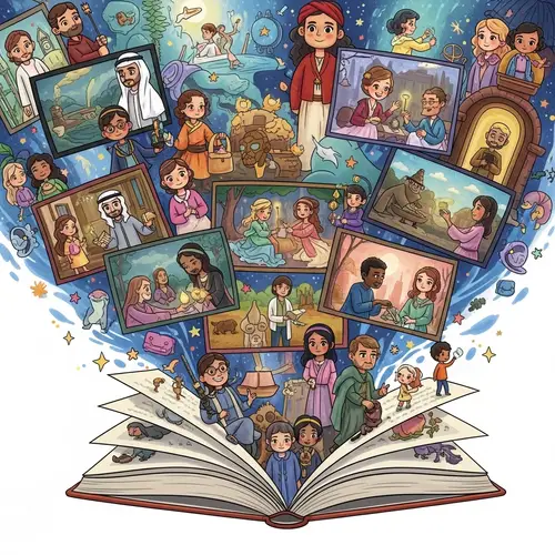 Whimsical Illustrations: Stories from Diverse Worlds