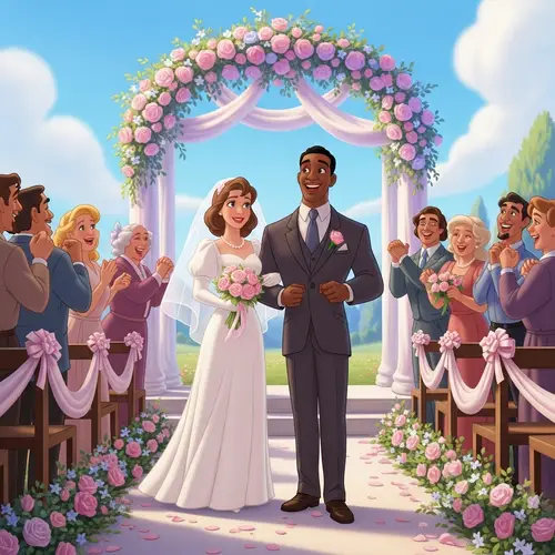 Helen & Jonathan's Whimsical Disney-Pixar Wedding