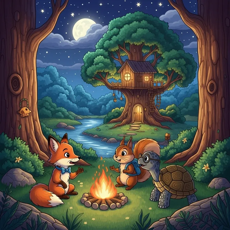 Enchanting Forest Tale: Sparking Imagination for Kids