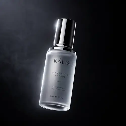 Sleek Frosted-Glass Cosmetic Serum for Radiant Skin