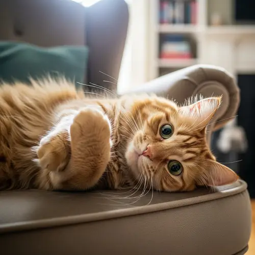 Cat Posing for Photo