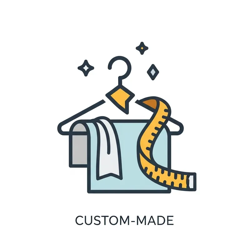 Modern & Minimalistic Custom-Made Clothing Icon