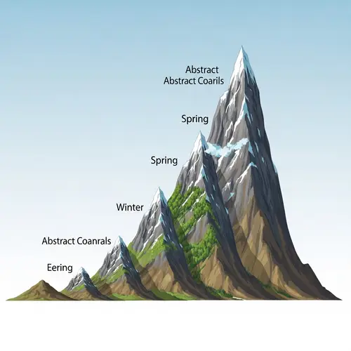 Abstract Mountain Evolution Over Centuries