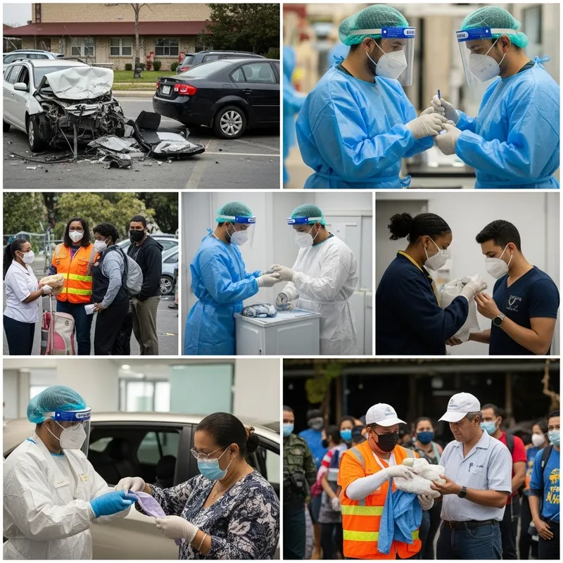 Accidents, Covid19 & Current Issues Collage - Local & National Impact