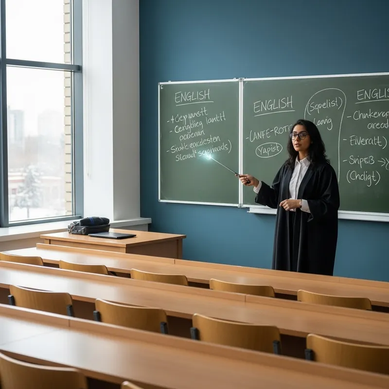 English Literature Professor in Perm