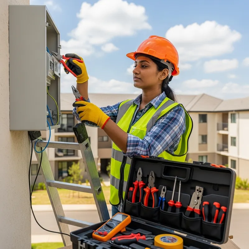 Experienced Electrician Providing Residential Services