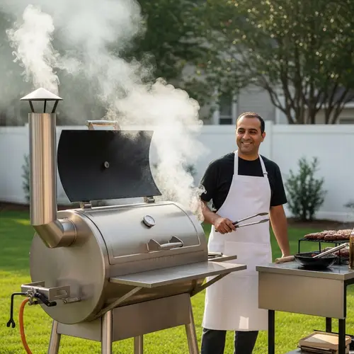 Deep South Smoker - Southern Backyard BBQ Ambience