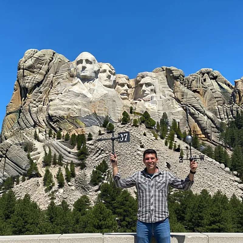 Frankie McDonald at Mount Rushmore: A Sunny Adventure